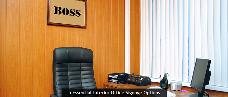 5 Essential Interior Office Signage Options