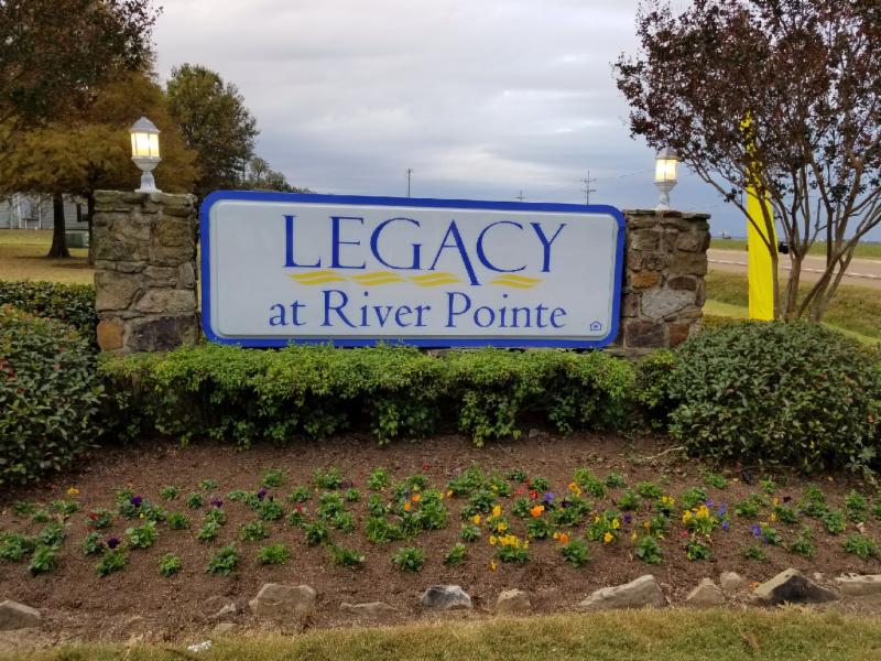 Monument sign, Tiger Signworks, Olive Branch