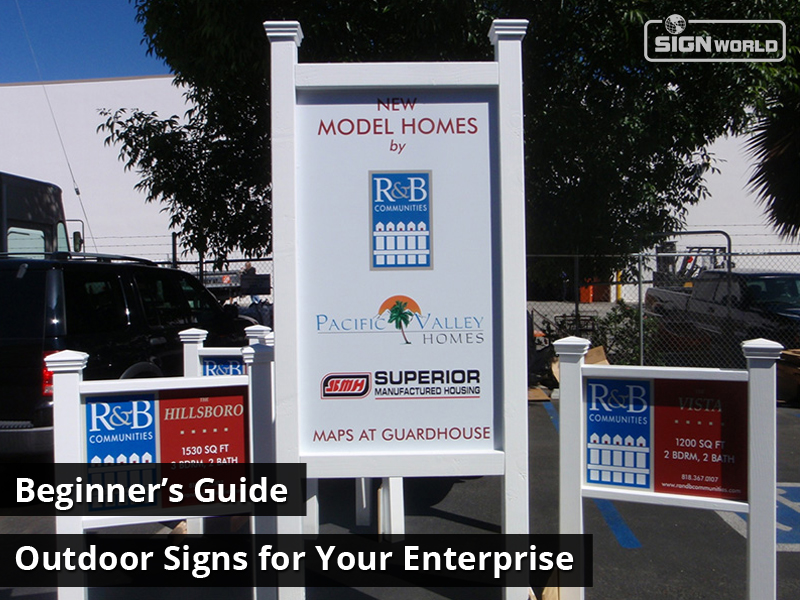 Beginner's Guide: Outdoor Signs for Your Enterprise