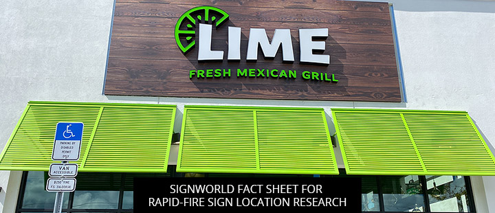 Signworld Fact Sheet for Rapid-Fire Sign Location Research