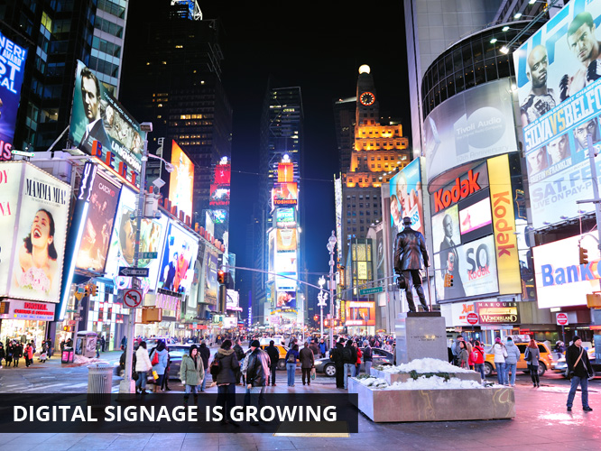 Digital Signage is Growing